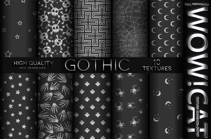 TEXTURE WOW!CAT  GOTHIC PACK 43