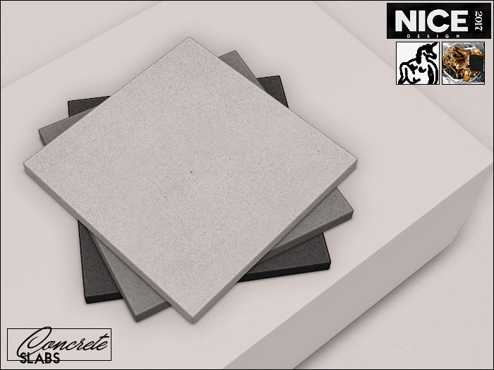 /\/. Concrete Slabs - Grey Pack 