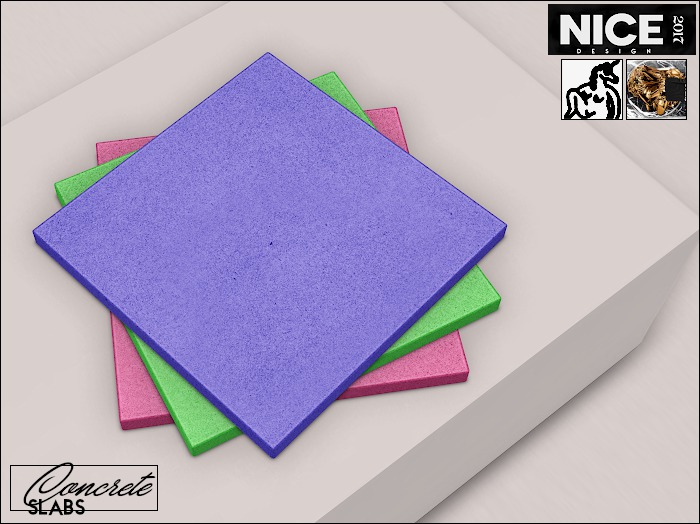 /\/. Concrete Slabs - Brights Pack