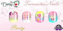 *Cherry Tot* Tweenster Party Nails