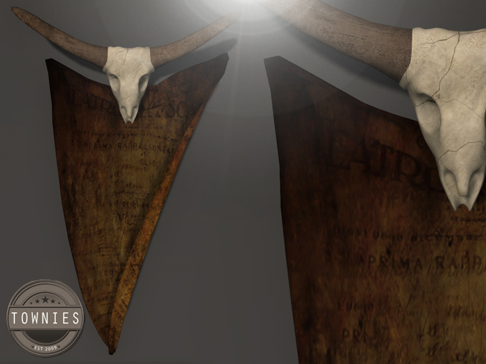 [Townies] Bull Skull Cloth Ghost