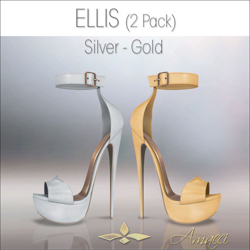 Amacci Shoes - Ellis - Silver/Gold