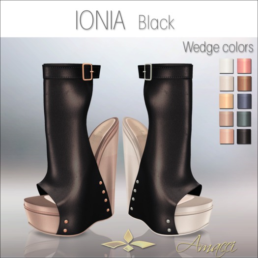 Amacci Shoes - Ionia - Black