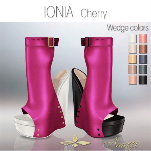 Amacci Shoes - Ionia - Cherry