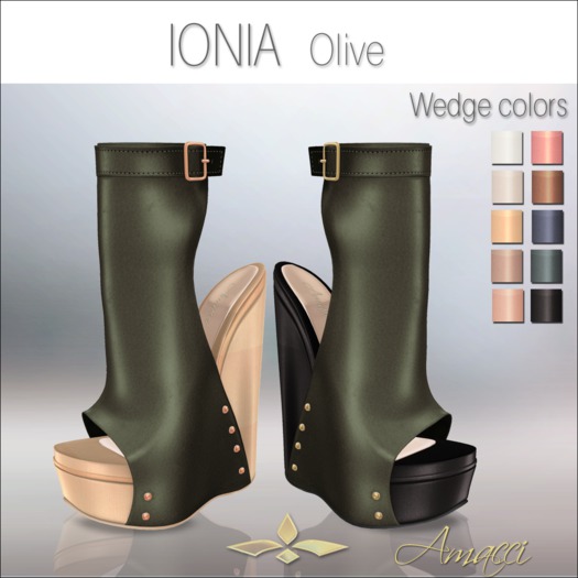 Amacci Shoes - Ionia - Olive
