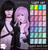 [^.^Ayashi^.^] Lightning hair-Light set