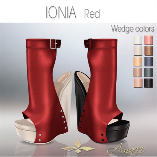 Amacci Shoes - Ionia - Red