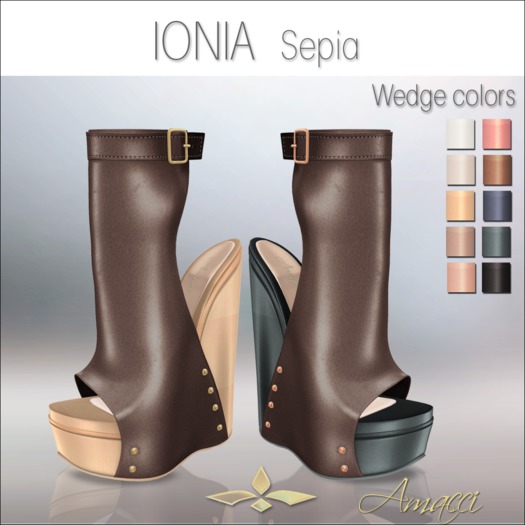 Amacci Shoes - Ionia - Sepia