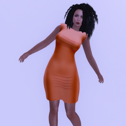 Simple cap-sleeved dress