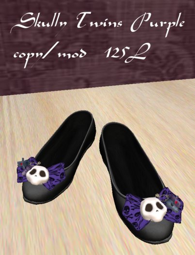 'Belle' Purple Skully [boxed]