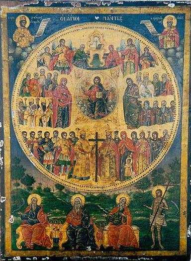 All Saints Icon (Paraskevi)