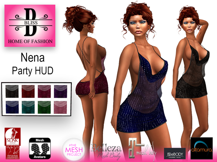 [BLISS] Nena Party Dress (HUD)