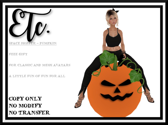 Etc. Gift - Space Hopper Pumpkin