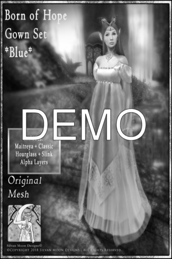 !!!SMD!!! Born of Hope Gown Set-DEMO