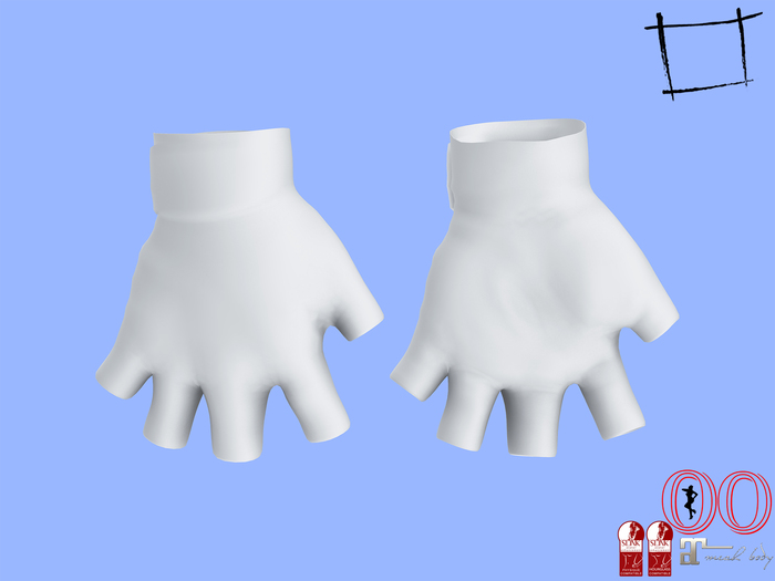 Full Perm Women's Fingerless Gloves Maitreya, Ocacin Standard, Slink, Ocacin Voluptuous