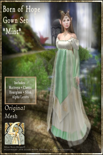 !!!SMD!!! Born of Hope Gown Set-MINT