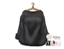 {amiable}Mesh Fur Sleeve Knit Top05