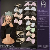 Anachron - Spooky Cute Hairclips - Eyeball Blue 2