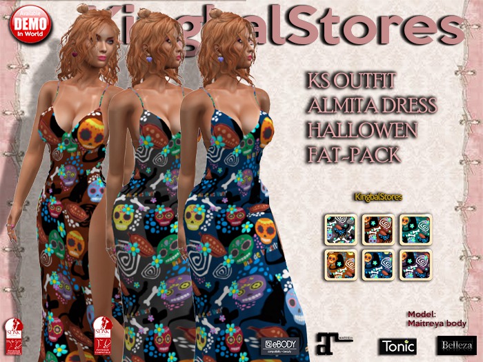  KS OUTFIT ALMITA DRESS HALLOWEEN FAT-PACK