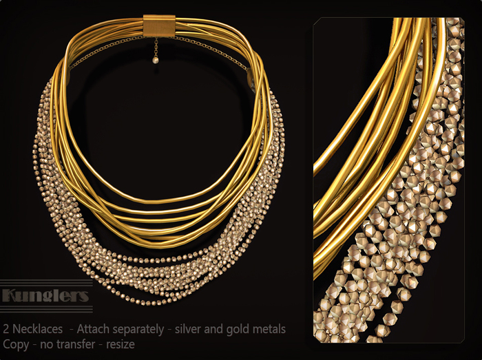 KUNGLERS - Malu necklaces - Marble