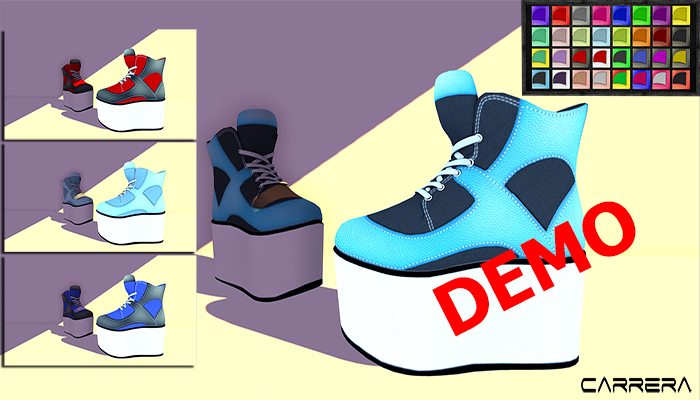 *DEMO - PLATFORM W/TEXTURE HUD*