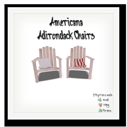 Doolally Americana Adirondack Chairs