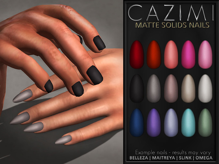 CAZIMI: Matte Solids Nails - Pro Palette