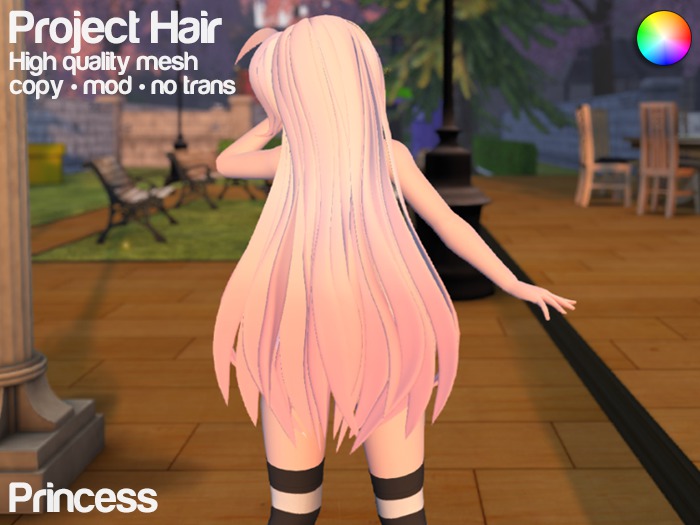 [Project Hair] Princess (Rigged)