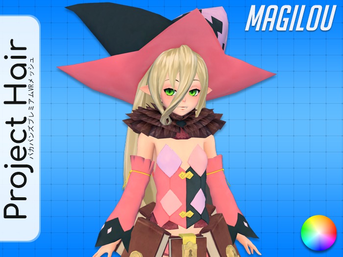 [Project Hair] Magilou + Bonus (Rigged)