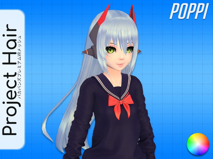 [Project Hair] Poppi QTpi (Rigged)