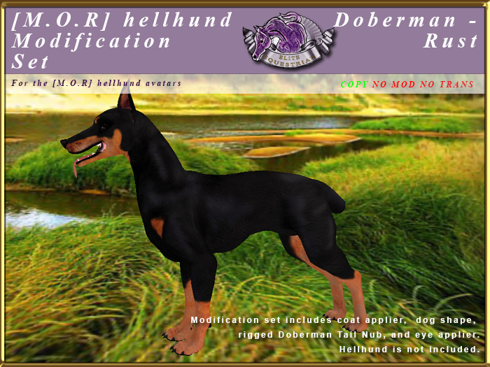 *E* Hellhund Modification Set [BOXED] Doberman Rust