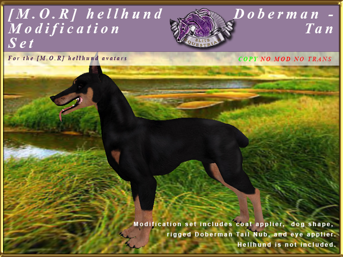 *E* Hellhund Modification Set [BOXED] Doberman Tan