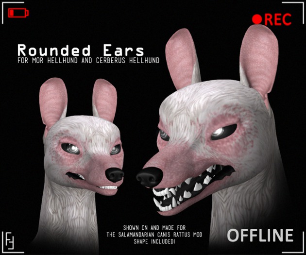 Found Footage - Round Hellhund Ears