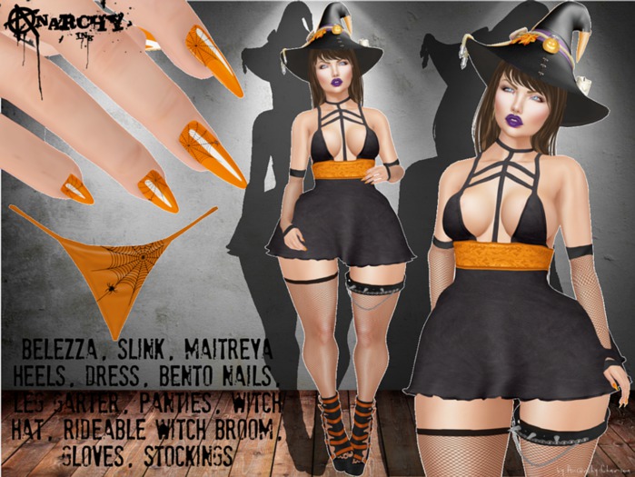 { An@rchy Ink } Halloween Sexy Witch - wear