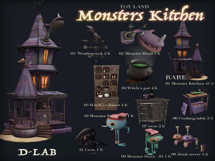 D-LAB Monsters Kitchen 01 RARE