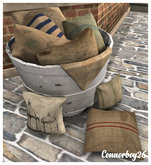 Apt B // Douze Roses - Basket Pillows 