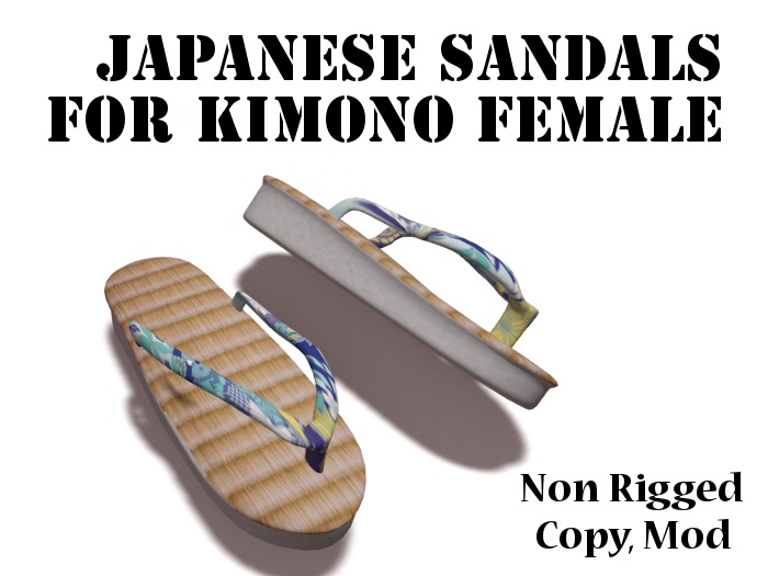 Japanese sandals for kimono female