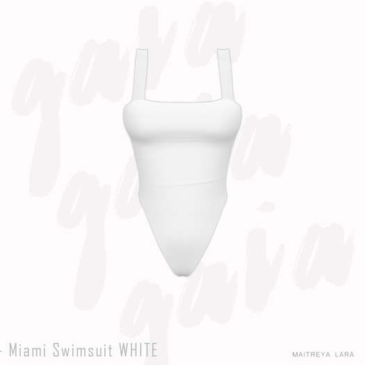 Gaia - Miami Swimsuit WHITE