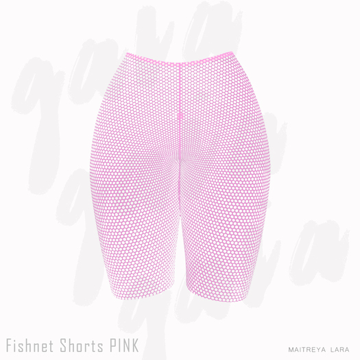 Gaia - Fishnet Shorts PINK
