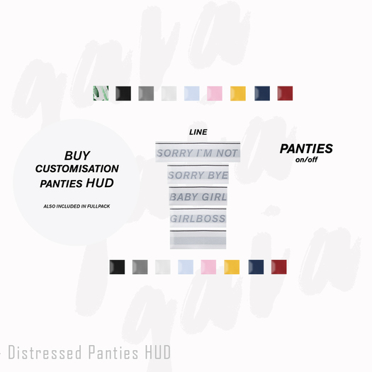 Gaia - Distressed Panties HUD