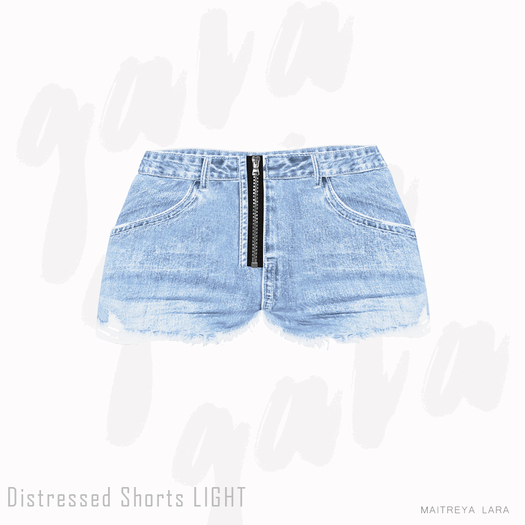 Gaia - Distressed Shorts LIGHT