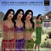 SnB Fashion - Opeli Top & Harem Capri Pants