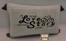 accent Pillow -Love Story