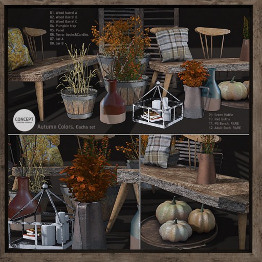 Concept} *10. Autumn colors_Red Bottle