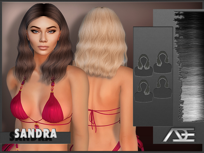 Ade - Sandra Hairstyle (Greyscale)