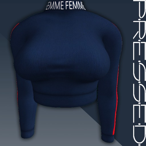 [Pressed] Femme shirt_ Navy