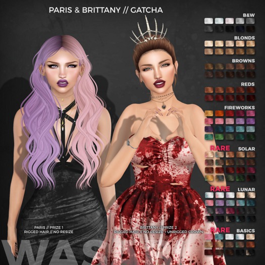 Wasabi // Paris Mesh Hair - Basics RARE