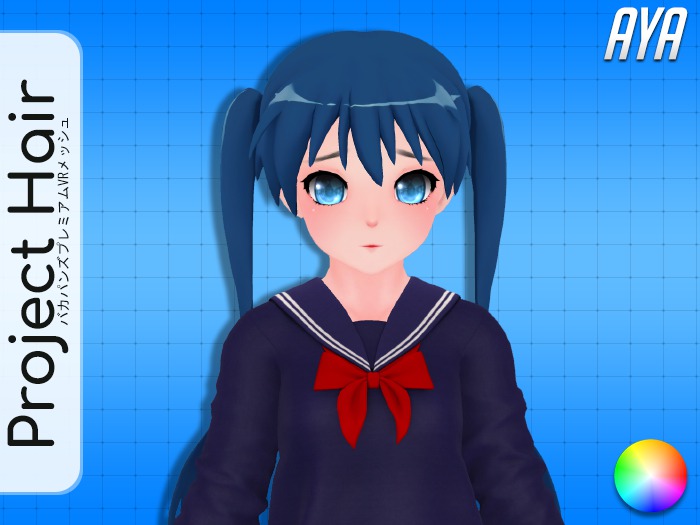 [Project Hair] Aya (Rigged)