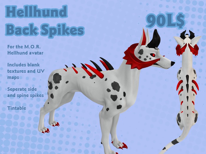 Liminality- Hellhund Back Spikes
