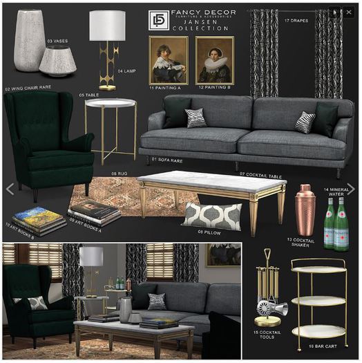 08 Fancy Decor: Jansen Throw Pillow